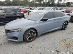 Salvage cars for sale at Byron, GA auction: 2022 Honda Accord Sport