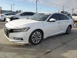 Salvage cars for sale from Copart Los Angeles, CA: 2020 Honda Accord Touring Hybrid