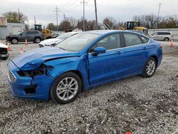 Salvage cars for sale at Columbus, OH auction: 2019 Ford Fusion SE