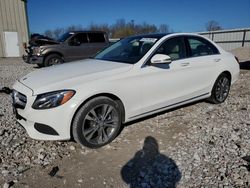 Salvage cars for sale at Lawrenceburg, KY auction: 2016 Mercedes-Benz C 300 4matic