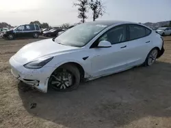 Salvage cars for sale at San Martin, CA auction: 2021 Tesla Model 3