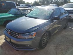 Salvage cars for sale at Ocala, FL auction: 2016 Volkswagen Jetta Sport