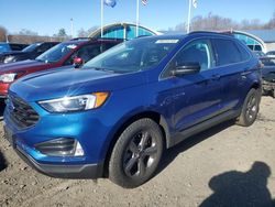 Salvage cars for sale at East Granby, CT auction: 2022 Ford Edge SEL