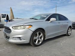 Salvage cars for sale at Grand Prairie, TX auction: 2016 Ford Fusion SE