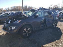 Salvage cars for sale at Chalfont, PA auction: 2017 KIA Sorento EX