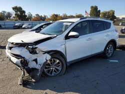 Salvage cars for sale at Martinez, CA auction: 2018 Toyota Rav4 HV LE