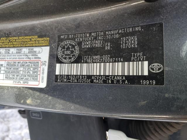 2007 Toyota Camry CE