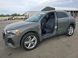 Salvage cars for sale at Fresno, CA auction: 2020 Audi Q3 Premium S Line