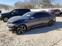 Salvage cars for sale from Copart North Billerica, MA: 2018 Honda Accord Sport