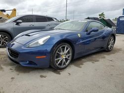 Salvage cars for sale at Riverview, FL auction: 2013 Ferrari California