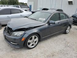 Mercedes-Benz salvage cars for sale: 2011 Mercedes-Benz C 300 4matic