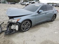 Salvage cars for sale at Loganville, GA auction: 2017 Infiniti Q50 Premium