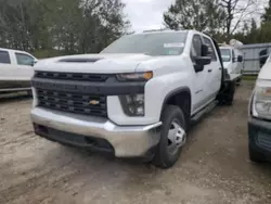 Salvage trucks for sale at Greenwell Springs, LA auction: 2022 Chevrolet Silverado C3500