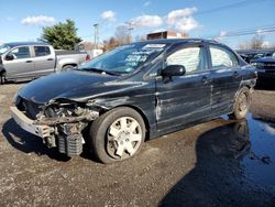 Salvage cars for sale at New Britain, CT auction: 2011 Honda Civic LX