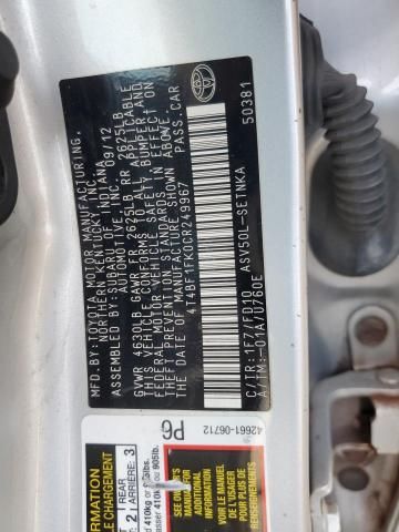 2012 Toyota Camry Base