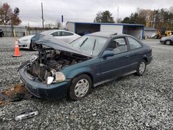 Salvage cars for sale from Copart Mebane, NC: 1997 Honda Civic EX