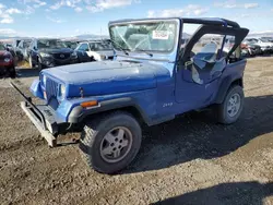 Salvage cars for sale at Helena, MT auction: 1995 Jeep Wrangler / YJ S