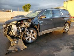 Salvage cars for sale at Colton, CA auction: 2021 Chevrolet Traverse LT