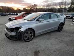 Salvage cars for sale at North Billerica, MA auction: 2017 Ford Fusion Sport