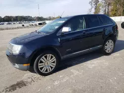 Vehiculos salvage en venta de Copart Dunn, NC: 2008 Lincoln MKX