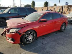 Salvage cars for sale at Wilmington, CA auction: 2017 Honda Civic LX