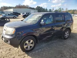 Salvage cars for sale at Hampton, VA auction: 2011 Honda Pilot EX