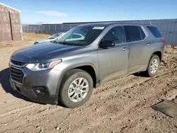 Salvage cars for sale at Rapid City, SD auction: 2020 Chevrolet Traverse LS