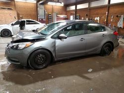 Salvage cars for sale at Ebensburg, PA auction: 2016 KIA Forte LX