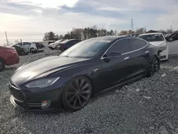 Salvage cars for sale at Mebane, NC auction: 2013 Tesla Model S