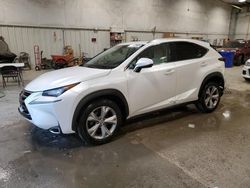 Salvage cars for sale at Milwaukee, WI auction: 2017 Lexus NX 200T Base