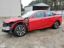 Salvage cars for sale at Seaford, DE auction: 2016 Honda Civic EX