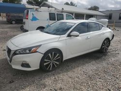 Nissan salvage cars for sale: 2021 Nissan Altima Platinum