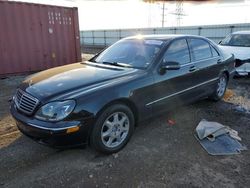 2002 Mercedes-Benz S 430 en venta en Elgin, IL