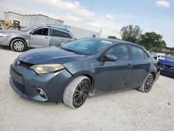 Salvage cars for sale at Opa Locka, FL auction: 2015 Toyota Corolla L