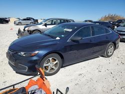 Salvage cars for sale at Taylor, TX auction: 2017 Chevrolet Malibu LS