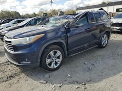 2014 Toyota Highlander Limited en venta en Savannah, GA