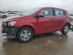 Chevrolet Sonic salvage cars for sale: 2012 Chevrolet Sonic LT