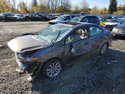 Honda salvage cars for sale: 2012 Honda Civic EXL