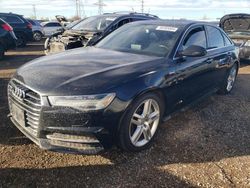 Salvage cars for sale from Copart Elgin, IL: 2016 Audi A6 Premium Plus