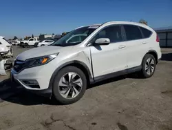 Salvage cars for sale from Copart Bakersfield, CA: 2015 Honda CR-V Touring