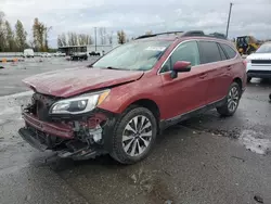 Vehiculos salvage en venta de Copart Portland, OR: 2016 Subaru Outback 2.5I Limited