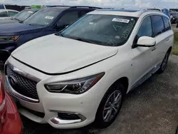 Salvage cars for sale at Riverview, FL auction: 2019 Infiniti QX60 Luxe