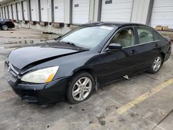 Salvage Cars with No Bids Yet For Sale at auction: 2007 Honda Accord SE