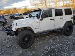 2013 Jeep Wrangler Unlimited Sahara en venta en Candia, NH