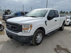 Flood-damaged cars for sale at auction: 2022 Ford F150 Super Cab