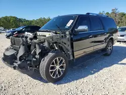 Salvage cars for sale at Houston, TX auction: 2017 Ford Expedition EL XLT