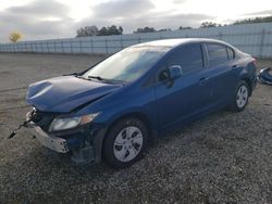 Honda Civic salvage cars for sale: 2013 Honda Civic LX