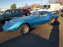 Salvage cars for sale at New Britain, CT auction: 1974 Chevrolet Corvette