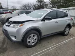 Salvage cars for sale at Moraine, OH auction: 2015 Toyota Rav4 LE