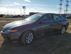 Salvage cars for sale at Elgin, IL auction: 2007 Acura TSX